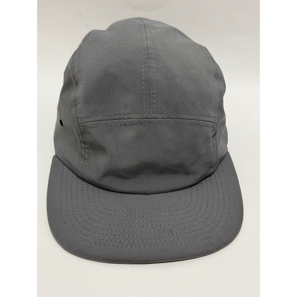Athletic Works Gray 5 Panel Camper Hat Adjustable Strapback Recycled Polyester